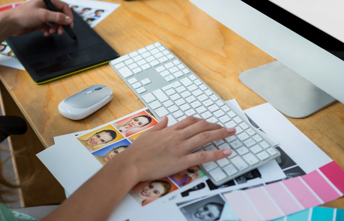 graphic design proposal document desk