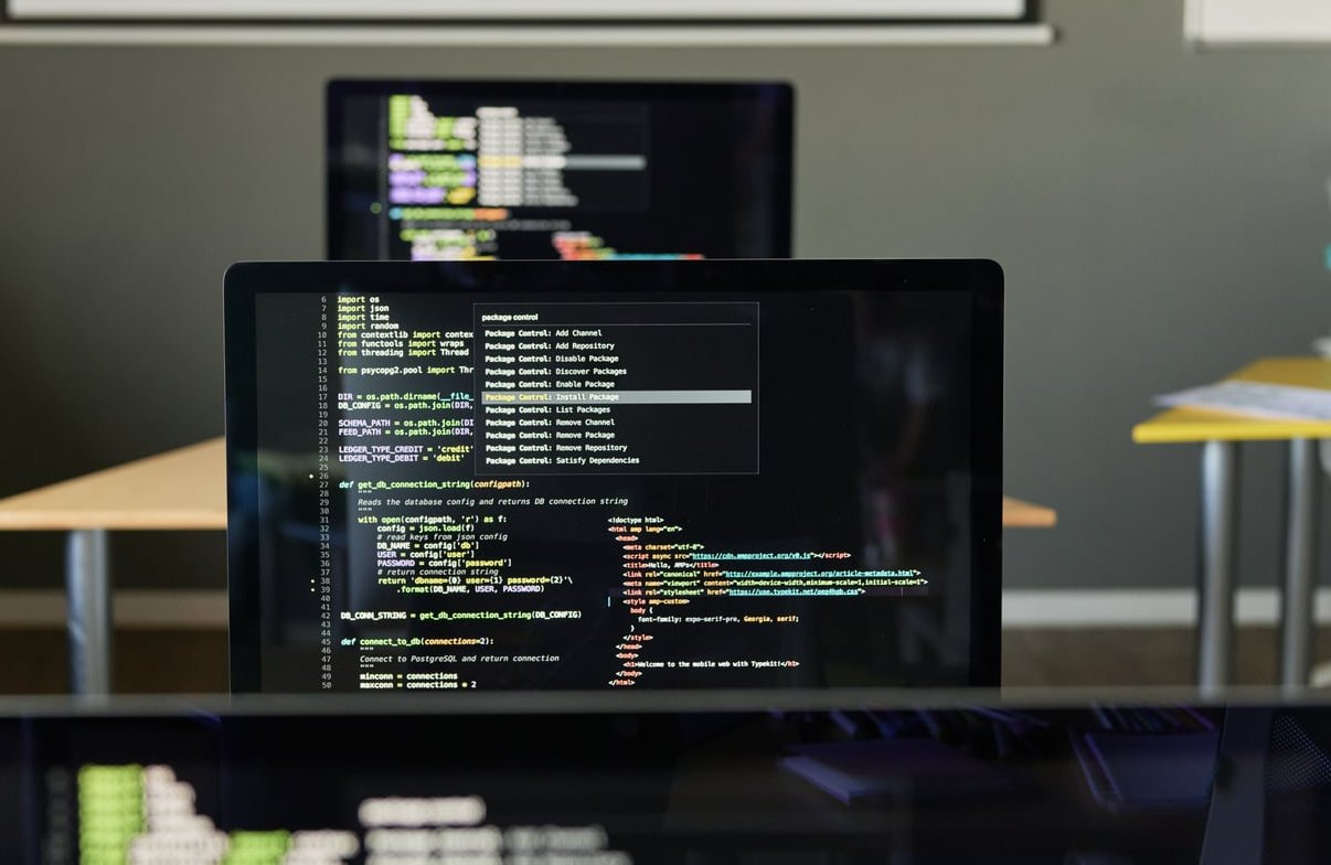 typography on screen
